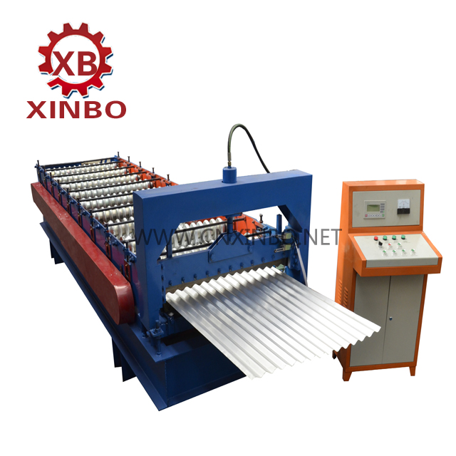 corrugation roof panel machine