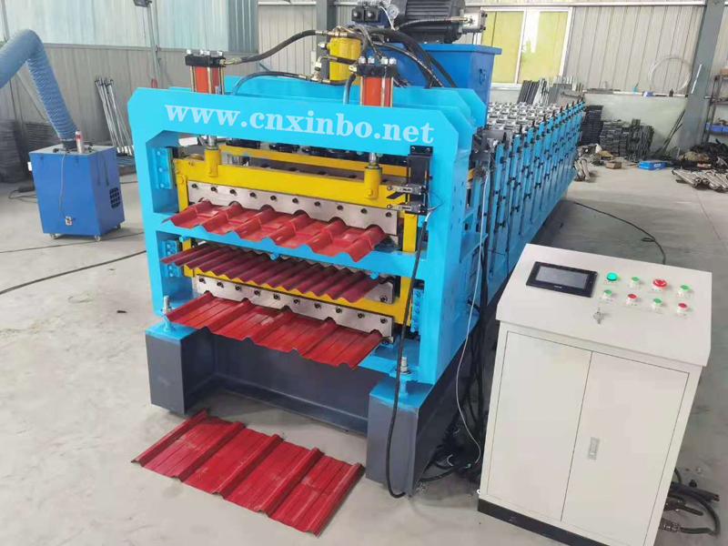 Three Layer Roof Panel Roll Forming Machine