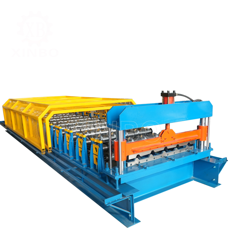 Construction Material Steel Roof Sheet Roll Forming Machine